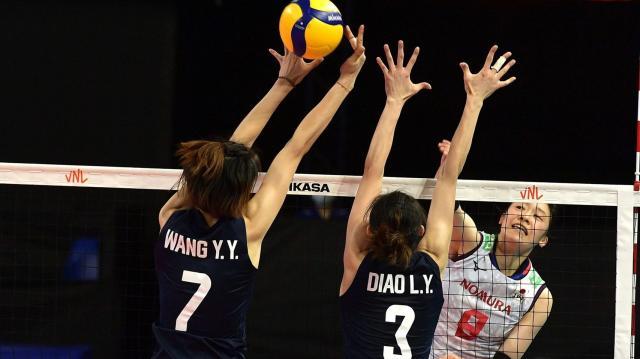 中国女排替补阵容负日本 一传现纰漏无人得分上双